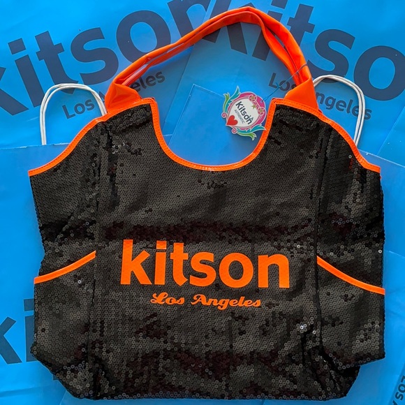 NWT - Kitson large sequin tote - Picture 1 of 6